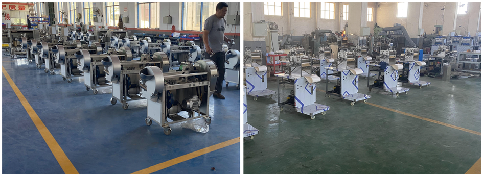 多功能包子機(jī)加工生產(chǎn)車(chē)間